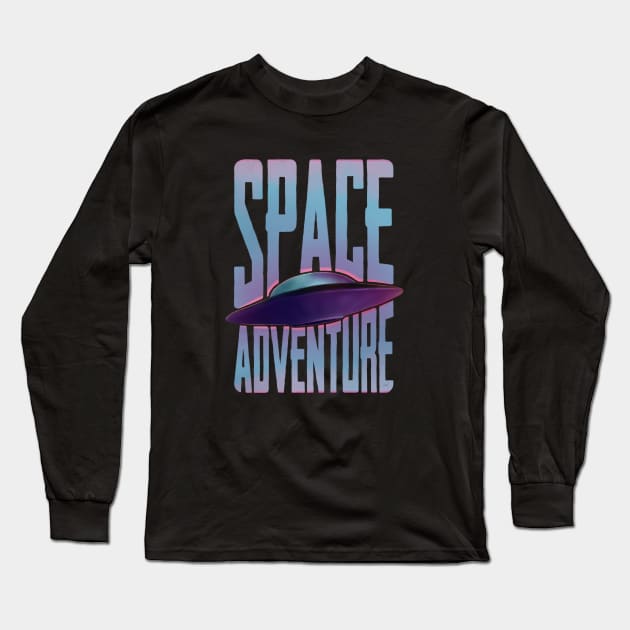 Space adventure Long Sleeve T-Shirt by mrvorana